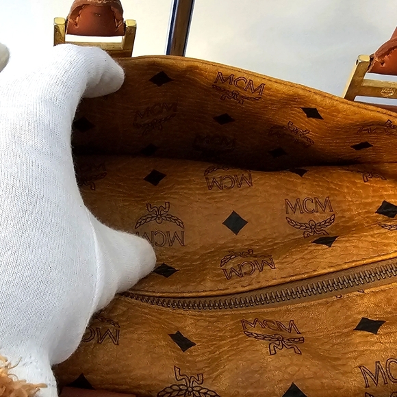 MCM Visetos Boston Bag - Picture 5 of 15